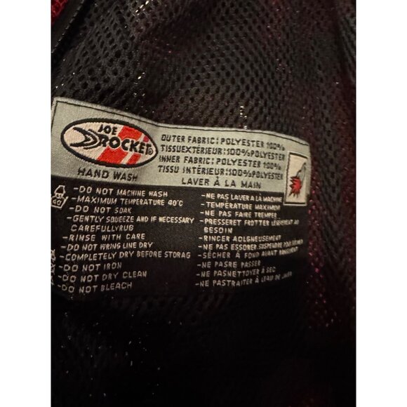 Joe Rocket Womens S Red Mesh Motorcycle Jacket With Armor - Picture 6 of 8